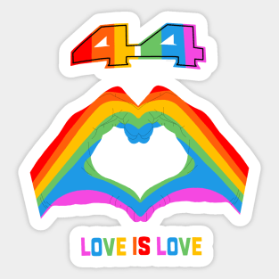 Lewis Hamilton - Love is Love - Canada 2022 Sticker